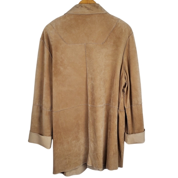 MontanaCo Tan Suede Women's Jacket. XL - Picture 7 of 11